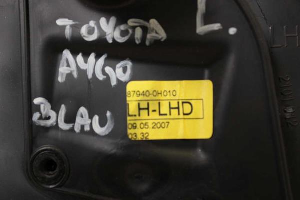 RETROVISEUR GAUCHE MANUEL CITROEN/PEUGEOT/TOYOTA - Vue 3